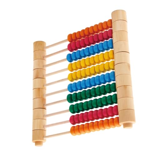 FIXOSHEE Holz Rechenrahmen Detachierbar Lernspielzeug Rechenhilfe für Schüler Frühförderung Mathe Früherziehung Robust Leichttragbar Kreatives Bildungswerkzeug von FIXOSHEE