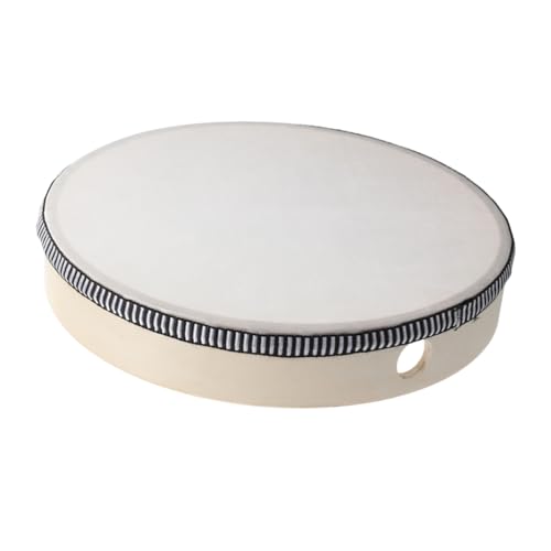 FIXOSHEE Holz Tamburin Handtrommel Groß Pädagogisches Orff Musikinstrument für Trommel Spielerisch von Koordination Kreativität und Rhythmusgefühl FIXOSHEE Holz Tamburin Handtrommel Groß Pädagogisches Orff Musikinstrument für Trommel Spielerisch von Koordination Kreativität und Rhythmusgefühl von FIXOSHEE