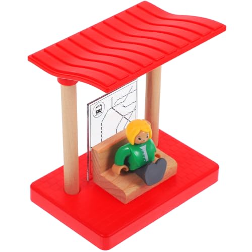 FIXOSHEE Holz Zugbahn Station Spielset DIY Dekorative Bahnhofsplattform Miniatureisenbahn Zubehör Fördert Feinmotorik und Koordination Einfache Montage Robustes Holzmaterial Kindgerechtes FIXOSHEE Holz Zugbahn Station Spielset DIY Dekorative Bahnhofsplattform Miniatureisenbahn Zubehör Fördert Feinmotorik und Koordination Einfache Montage Robustes Holzmaterial Kindgerechtes von FIXOSHEE