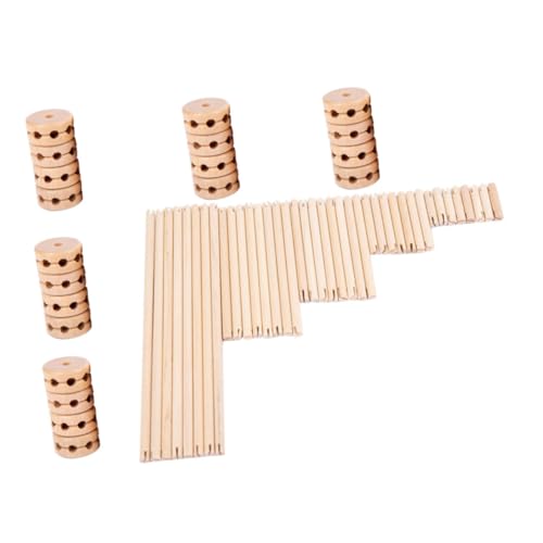 FIXOSHEE Holz bausteine Lernspielzeug Montessori Pädagogisch Sicher Glatt Umweltfreundlich Für Jungen Mädchen Ab Jahre von FIXOSHEE