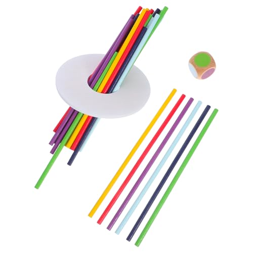 FIXOSHEE Holzbalancierstäbe Set Buntes Motorik für Ab Jahre Feinmotorik Hand Auge koordination Konzentration Training von FIXOSHEE