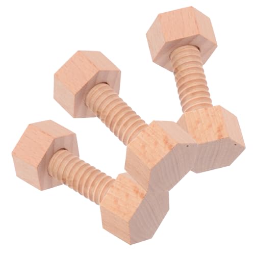 FIXOSHEE Holzbausteine mit Schrauben und Muttern Robustes Konstruktionsspielzeug für Kleinkinder Fördert Feinmotorik und Problemlösung für Eltern Junge Mädchen Spiele von FIXOSHEE