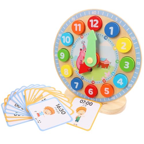FIXOSHEE Holzlernspielzeug Digitale Kinderuhr Pädagogisch Fördert Zahlenverständnis für Vorschulkinder Kognitive Frühförderung Interaktives Lernspielzeug FIXOSHEE Holzlernspielzeug Digitale Kinderuhr Pädagogisch Fördert Zahlenverständnis für Vorschulkinder Kognitive Frühförderung Interaktives Lernspielzeug von FIXOSHEE