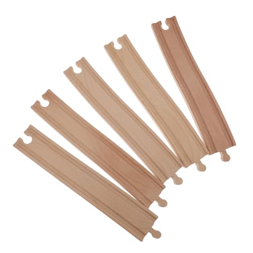 FIXOSHEE Holzschienen Eisenbahn Zubehör aus Premium Holz Einfache Montage Realistische Kurven schienen Erweiterung für Spielzeugbahn Geeignet als Geschenk zu Weihnachten und Geburtstag FIXOSHEE Holzschienen Eisenbahn Zubehör aus Premium Holz Einfache Montage Realistische Kurven schienen Erweiterung für Spielzeugbahn Geeignet als Geschenk zu Weihnachten und Geburtstag von FIXOSHEE