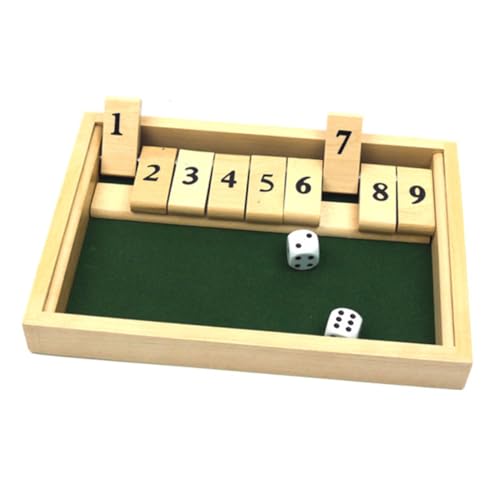 FIXOSHEE Holzspielzeug Ktv Bar Digitale Flip Karte Trinkspiel Zubehör Personen Brettspiel Familienspiel Intelligenzfördernd für Party Reisen von FIXOSHEE
