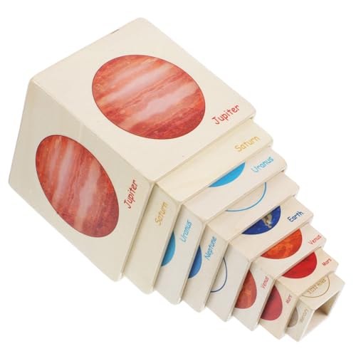 FIXOSHEE Holzspielzeug Planet Würfel Stapelboxen Lernspielzeug für Frühkindlichen Kreativspielzeug für Jungen und Mädchen zur Planetenkenntnis und Logischem Denken FIXOSHEE Holzspielzeug Planet Würfel Stapelboxen Lernspielzeug für Frühkindlichen Kreativspielzeug für Jungen und Mädchen zur Planetenkenntnis und Logischem Denken von FIXOSHEE