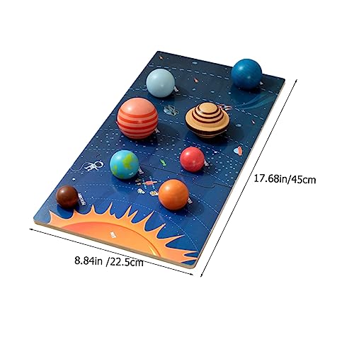 FIXOSHEE Holzspielzeug Planeten Puzzle für Montessori Solar System Lernspiel Teiliges Weltraum Modell zum Greifen und Erkennen Motorische und Kognitive Entwicklung FIXOSHEE Holzspielzeug Planeten Puzzle für Montessori Solar System Lernspiel Teiliges Weltraum Modell zum Greifen und Erkennen Motorische und Kognitive Entwicklung von FIXOSHEE