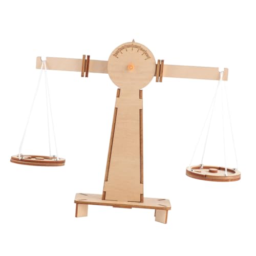 FIXOSHEE Holzwaage Balance Scale für Ab Jahren DIY Leichtes Holz Balancierspiel Pädagogisches Lernspielzeug Motorik und Gleichgewichtssinn von FIXOSHEE