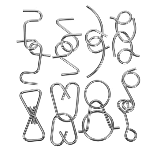 FIXOSHEE Interlock Puzzle Metall Knobelspiel für Intelligenz und Feinmotorik Gehirntraining Geduldsspiel Lernspiel FIXOSHEE Interlock Puzzle Metall Knobelspiel für Intelligenz und Feinmotorik Gehirntraining Geduldsspiel Lernspiel von FIXOSHEE