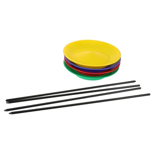 FIXOSHEE Jonglier Set Teilig Leichte Kunststoff Spinnteller mit Handstäben für Zirkus Performance und Training Buntes Geschicklichkeitsspiel für Party und Show FIXOSHEE Jonglier Set Teilig Leichte Kunststoff Spinnteller mit Handstäben für Zirkus Performance und Training Buntes Geschicklichkeitsspiel für Party und Show von FIXOSHEE