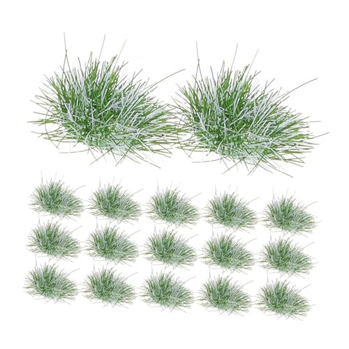 FIXOSHEE Künstlicher Strauch Cluster Ball Miniatur Ornament Statisches Gras DIY Sandtisch Modellbau Gartendekoration Landschaftsbau für Eisenbahn Szenen von FIXOSHEE