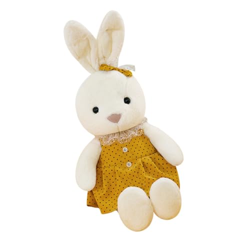 FIXOSHEE Kuscheliges Plüsch Kaninchen Weiches Stofftier Niedliche Häschenfigur als Geschenk für Erwachsene als Dekoration für Geburtstag und Festtage von FIXOSHEE
