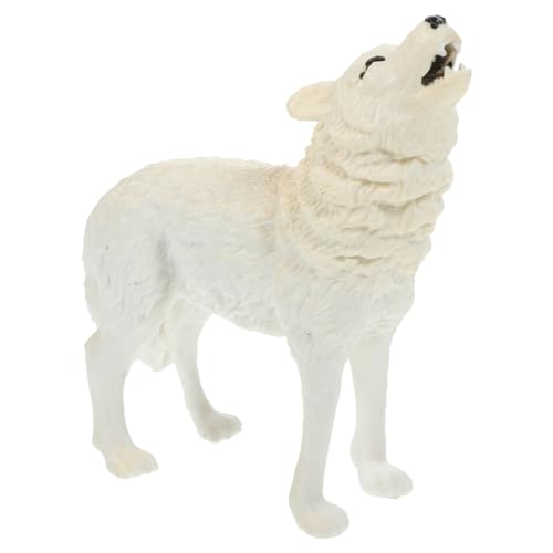 FIXOSHEE Lebensechte Wolf Figur aus Robustem Kunststoff Realistisches Growling Wolf Modell als Wildlife Tierfigur Dekoratives und Pädagogisches Ornament für Kinderzimmer und Gartendeko FIXOSHEE Lebensechte Wolf Figur aus Robustem Kunststoff Realistisches Growling Wolf Modell als Wildlife Tierfigur Dekoratives und Pädagogisches Ornament für Kinderzimmer und Gartendeko von FIXOSHEE