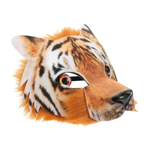 FIXOSHEE Leoparden Halbgesichtsmaske Tiermotiv Leopard Muster für Erwachsene und Atmungsaktiv Leichter Karneval Cosplay Zubehör für Halloween Kostüm Party FIXOSHEE Leoparden Halbgesichtsmaske Tiermotiv Leopard Muster für Erwachsene und Atmungsaktiv Leichter Karneval Cosplay Zubehör für Halloween Kostüm Party von FIXOSHEE