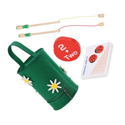 FIXOSHEE Lernspielzeug Zahlenzählen Holzspielzeug Pädagogisches Rechenspiel für Feinmotorik und Hand Auge koordination Sicheres Montessori Mathe Lernspielzeug Ab Jahren von FIXOSHEE