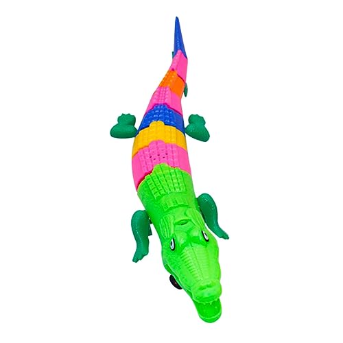 FIXOSHEE Leuchtendes Musikspielendes Krokodil Kleinkinder Elektrisches Kunststoffmodell mit Buntem Licht als Geschenk für Junge Mädchen und Ab Monaten FIXOSHEE Leuchtendes Musikspielendes Krokodil Kleinkinder Elektrisches Kunststoffmodell mit Buntem Licht als Geschenk für Junge Mädchen und Ab Monaten von FIXOSHEE