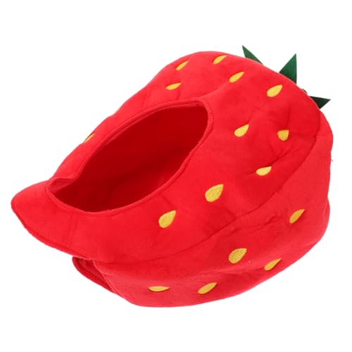 FIXOSHEE Lustiger Plüsch Erdbeer Kostüm Hut Erwachsene Stoffkopfstück Party Foto Requisite Cosplay Karneval Halloween Zubehör FIXOSHEE Lustiger Plüsch Erdbeer Kostüm Hut Erwachsene Stoffkopfstück Party Foto Requisite Cosplay Karneval Halloween Zubehör von FIXOSHEE