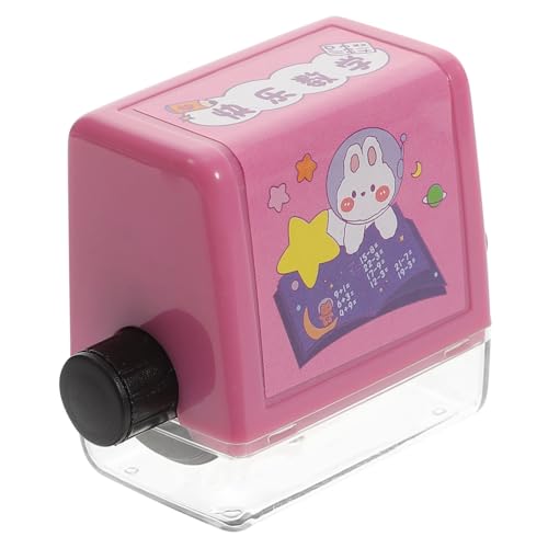 FIXOSHEE Mathe Roller Stempel Division Lehrstempel Verstellbar Kompakt für Schüler Einfache Bedienung Inkl Aufbewahrungsbox und Stempelkissen für Matheübungen und Unterricht von FIXOSHEE