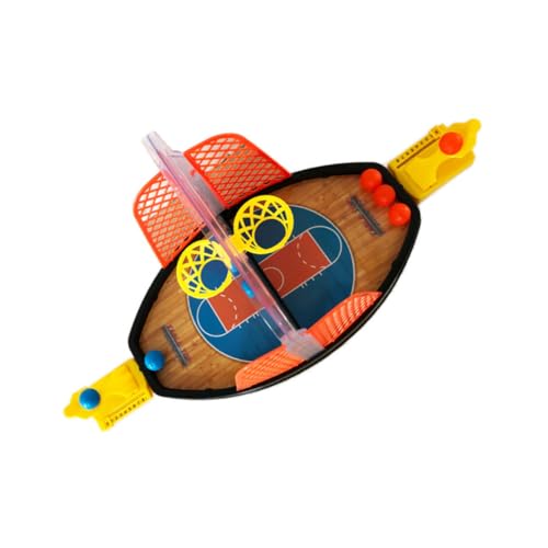 FIXOSHEE Mini Basketballspiel für Doppelseitiges Indoor brettspiel mit Elastischem Wurfsystem Strapazierfähiges Kunststoffmaterial Geeignet für Kindergarten und Zuhause Fördert Eltern von FIXOSHEE