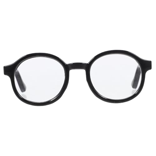 FIXOSHEE Mini Puppenbrille Schwarz Rahmen mit Transparenten Gläsern für Stoffpuppen Vielseitiges DIY Dollhouse Accessoire Rundes Puppenbrillen Kostüm Zubehör Dekorative Bastelbrille FIXOSHEE Mini Puppenbrille Schwarz Rahmen mit Transparenten Gläsern für Stoffpuppen Vielseitiges DIY Dollhouse Accessoire Rundes Puppenbrillen Kostüm Zubehör Dekorative Bastelbrille von FIXOSHEE