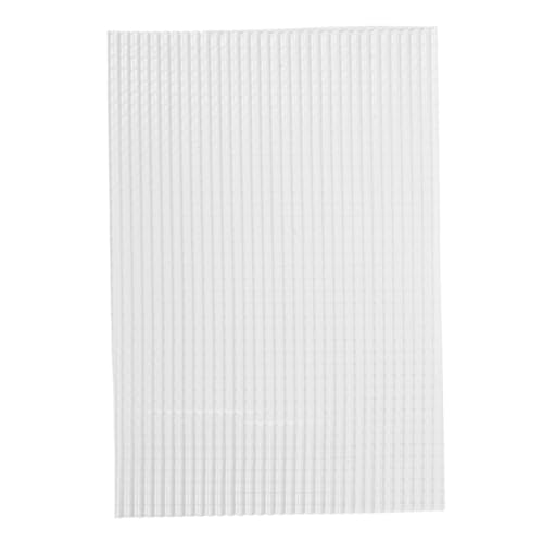 FIXOSHEE Mini Puppenhaus Dachziegel Weiß Dekorative Realistische Miniatur-dachplatte für DIY Möbel und Hausmodelle Glatte Oberfläche Kreative Gestaltung für Puppenhaus und Gartenhaus von FIXOSHEE