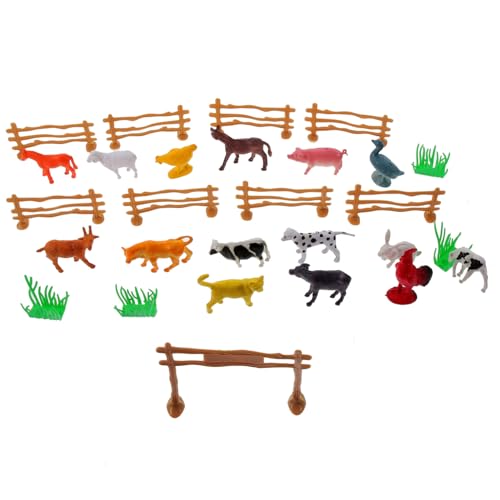 FIXOSHEE Miniatur Bauernhof Tierfiguren Kunststoff Modellspielzeug Pädagogisch Vielseitig Sicher Hausdekoration Bauernhof Zubehör für Kreatives und Lernen FIXOSHEE Miniatur Bauernhof Tierfiguren Kunststoff Modellspielzeug Pädagogisch Vielseitig Sicher Hausdekoration Bauernhof Zubehör für Kreatives und Lernen von FIXOSHEE