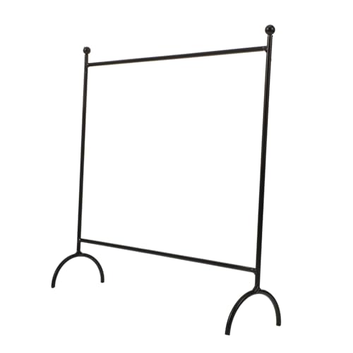 FIXOSHEE Miniatur Kleiderständer aus Robustem Metall Stilvoller Puppenkleiderhalter für Puppenhaus Platzsparend und Langlebig zur Ordentlichen Aufbewahrung von Puppenkleidung Schwarz von FIXOSHEE