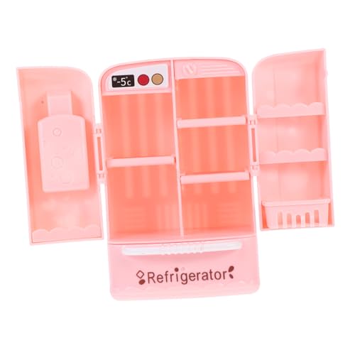 FIXOSHEE Miniatur Kühlschrank Realistisches Design Leichtes Möbel Geeignet für Puppenhaus und Kinderküche Doppeltürig Pädagogisches Zubehör für Spielsets FIXOSHEE Miniatur Kühlschrank Realistisches Design Leichtes Möbel Geeignet für Puppenhaus und Kinderküche Doppeltürig Pädagogisches Zubehör für Spielsets von FIXOSHEE