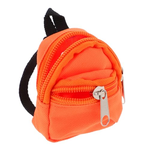 FIXOSHEE Miniatur Rucksack Puppenrucksack Dekorativer Mini Haus Rucksack für Puppenhaus Schlafzimmer DIY Basteln Kindergarten Handgemacht Zubehör von FIXOSHEE