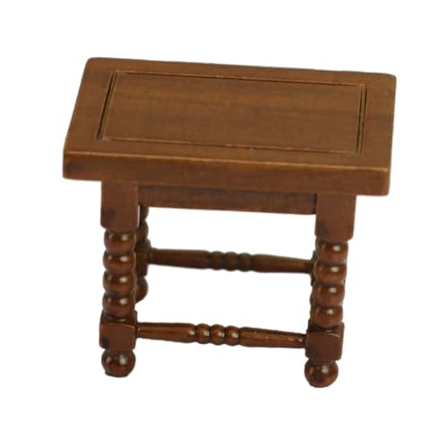 FIXOSHEE Miniatur Teetisch Modell Handgefertigtes Glattes Holz Europäischer Stil Kleines Puppenhaus Dekor Vielseitig Einsetzbar als Foto Requisite und Miniatur Wohnzimmertisch für Mikro FIXOSHEE Miniatur Teetisch Modell Handgefertigtes Glattes Holz Europäischer Stil Kleines Puppenhaus Dekor Vielseitig Einsetzbar als Foto Requisite und Miniatur Wohnzimmertisch für Mikro von FIXOSHEE