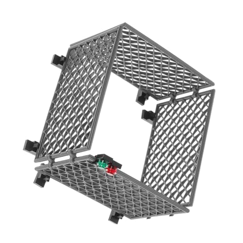 FIXOSHEE Miniatur Zaun Bausatz DIY Schutznetz Baustein für Mikrolandschaft Diorama Szenerie Interaktives Basteln für Kreative und Jugendliche Fördert Feinmotorik und Vorstellungsvermögen von FIXOSHEE