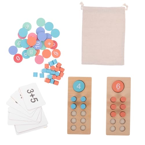 FIXOSHEE Montessori Mathe Lernspielzeug Holz Rechenstäbe Tragbares Zahlen Lernspiel für Bunten Perlen zur Addition Subtraktion Motorischer Fähigkeiten und Zahlenverständnis FIXOSHEE Montessori Mathe Lernspielzeug Holz Rechenstäbe Tragbares Zahlen Lernspiel für Bunten Perlen zur Addition Subtraktion Motorischer Fähigkeiten und Zahlenverständnis von FIXOSHEE