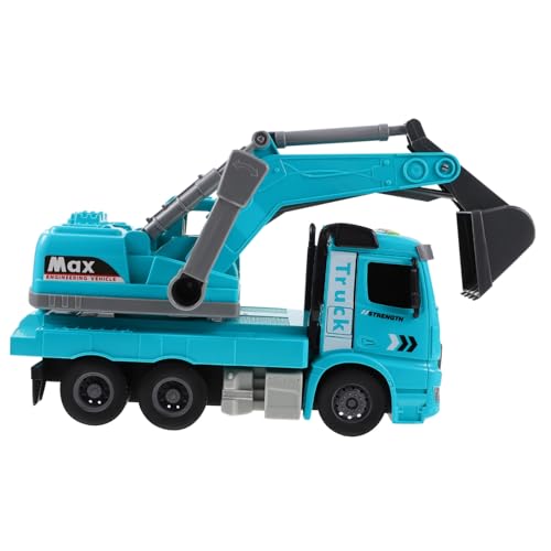 FIXOSHEE Musik Licht Inertial Bagger Baustellen LKW Modell für Jungen Mädchen Ab Jahren Kunststoff Pädagogisch Praktisch von FIXOSHEE