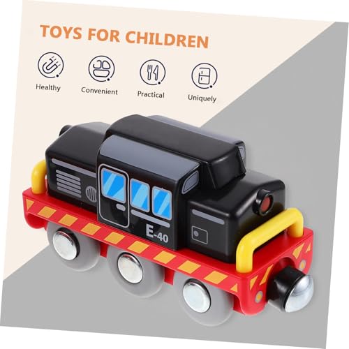 FIXOSHEE Niedliches Teiliges Kunststoff Zugspielzeug Farbenfroher Transporter für Trainiert Hand Auge Koordination und Fördert Vorstellungskraft Kompatibel mit Thomas Eisenbahn von FIXOSHEE