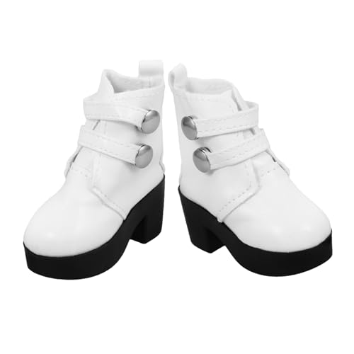 FIXOSHEE PU Puppenschuhe High Heels Stiefel für Puppen Modische High Heel Boots als Puppenzubehör für Kreatives Ankleiden und Aktives FIXOSHEE PU Puppenschuhe High Heels Stiefel für Puppen Modische High Heel Boots als Puppenzubehör für Kreatives Ankleiden und Aktives von FIXOSHEE