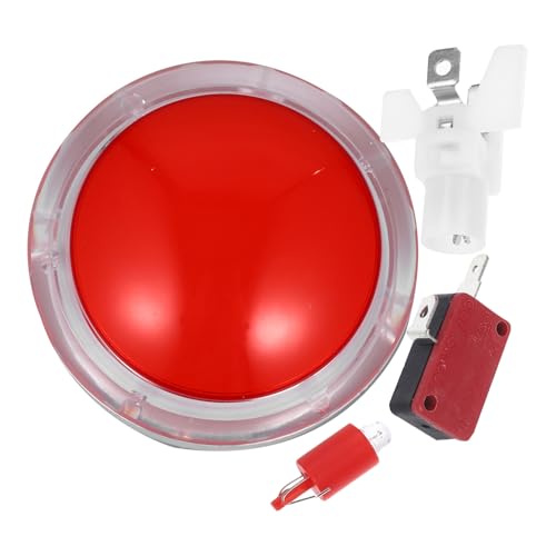 FIXOSHEE Party Buzzer mit LED licht und Sound Runder Beleuchteter Knopf Automatischer Rückstellmechanismus Robustes Quizspiel Zubehör für Gaming Shows und Interaktive Spielabende FIXOSHEE Party Buzzer mit LED licht und Sound Runder Beleuchteter Knopf Automatischer Rückstellmechanismus Robustes Quizspiel Zubehör für Gaming Shows und Interaktive Spielabende von FIXOSHEE