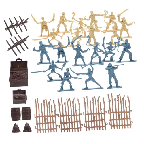 FIXOSHEE Piraten Spielzeugset Teilig Kunststoff Piratensoldaten und Skelett Krieger Figuren für Jungen und Mädchen Halloween Sicher und Dekorativ FIXOSHEE Piraten Spielzeugset Teilig Kunststoff Piratensoldaten und Skelett Krieger Figuren für Jungen und Mädchen Halloween Sicher und Dekorativ von FIXOSHEE