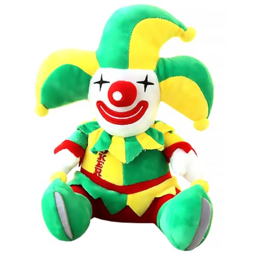 FIXOSHEE Plüsch Clown Puppe Kurzflorig Kuschelig Gefüllt Dekofigur für Halloween Karneval Geburtstag FIXOSHEE Plüsch Clown Puppe Kurzflorig Kuschelig Gefüllt Dekofigur für Halloween Karneval Geburtstag von FIXOSHEE