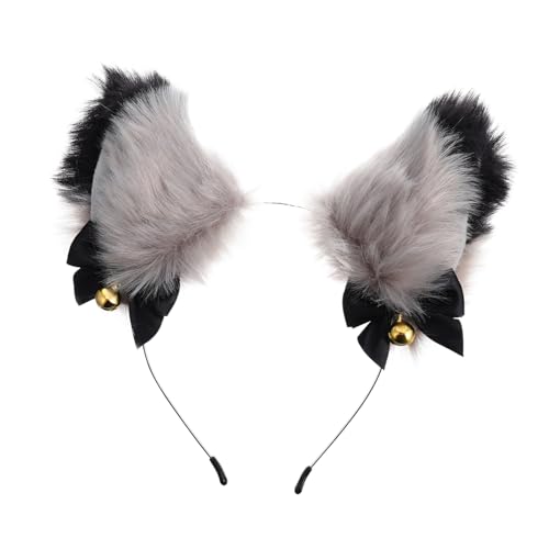 FIXOSHEE Plüsch Fuchsohr Haarreif mit Glöckchen Kuscheliges Cosplay Stirnband für Erwachsene Leichtes Party Haarband Weiches Tierohren Accessoire für Kostüm und Halloween FIXOSHEE Plüsch Fuchsohr Haarreif mit Glöckchen Kuscheliges Cosplay Stirnband für Erwachsene Leichtes Party Haarband Weiches Tierohren Accessoire für Kostüm und Halloween von FIXOSHEE