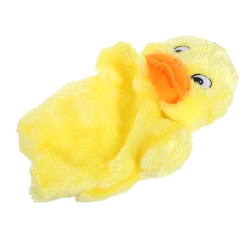 FIXOSHEE Plüsch Handpuppe Gelbe Ente Handpuppen Plüschtier für Geschichten Erzählen und Rollenspiel Kindergarten Familien Interaktive Eltern Junge Mädchen aktivitäten von FIXOSHEE