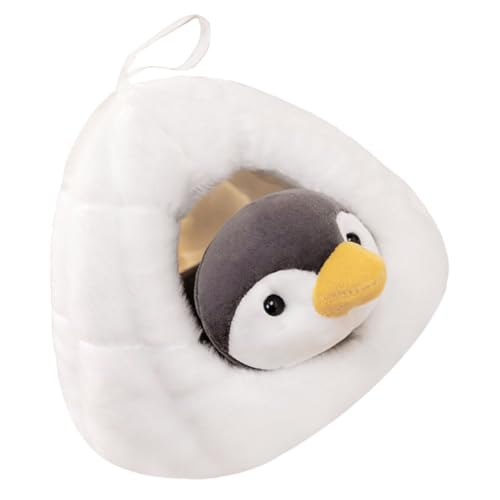 FIXOSHEE Plüsch Pinguin Kuscheltier Weiches Cartoon Stofftier Tragbares Dekoratives Plüschtier für Geschenkidee Niedliches Plüschtier für Sofa und Schlafzimmer Teilig von FIXOSHEE