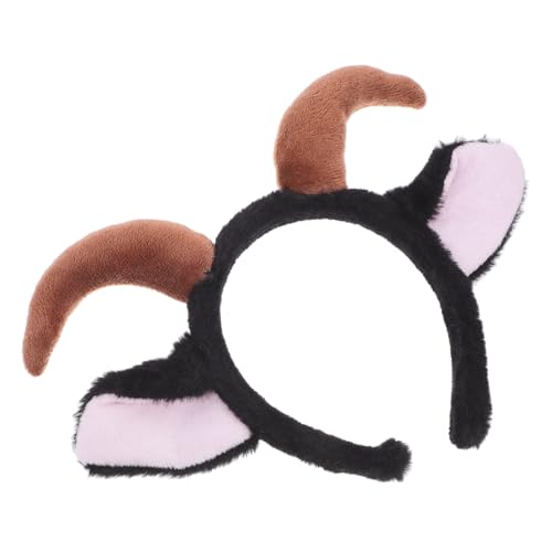 FIXOSHEE Plüsch Schafhorn Haarreif Kuscheliges Tier Stirnband für Erwachsene Leichtes Bequemes Kostüm Accessoire mit Süßen Lammohren Langlebig und Formbeständig für Party und Fasching FIXOSHEE Plüsch Schafhorn Haarreif Kuscheliges Tier Stirnband für Erwachsene Leichtes Bequemes Kostüm Accessoire mit Süßen Lammohren Langlebig und Formbeständig für Party und Fasching von FIXOSHEE