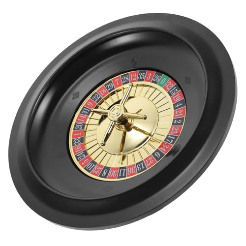 FIXOSHEE Poker Wheel Prop Kreatives Roulette Spiel für Party Bar Pokerabend Zubehör Robust und Langlebig mit Feiner Verarbeitung für Spielspaß zu Hause von FIXOSHEE