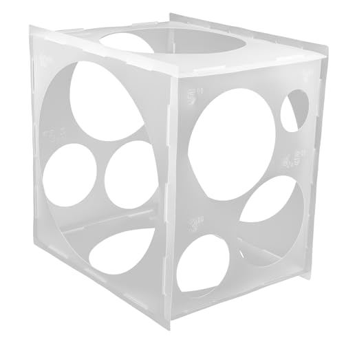 FIXOSHEE Professionelle Faltbare Ballon messbox aus Hochwertigem Gummi Ballon sizer Würfel für Geburtstagsfeier Hochzeit Shower Vielseitig Einsetzbar Leicht Montierbar und Transportabel FIXOSHEE Professionelle Faltbare Ballon messbox aus Hochwertigem Gummi Ballon sizer Würfel für Geburtstagsfeier Hochzeit Shower Vielseitig Einsetzbar Leicht Montierbar und Transportabel von FIXOSHEE