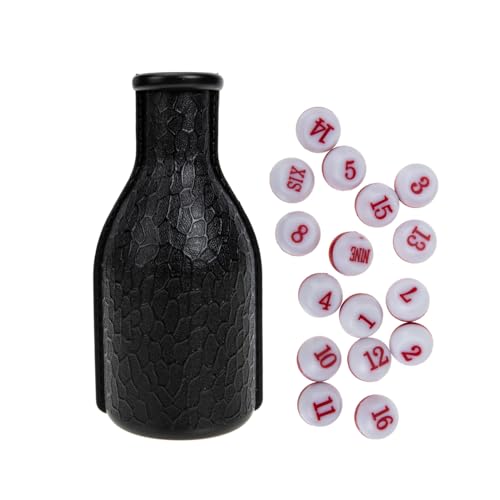 FIXOSHEE Professionelle Tragbare Snooker Flasche aus Verschleißfestem Harz Billiard zubehör Widerstandsfähiger Shaker für Pool Billardspiele für Zuhause und Partys von FIXOSHEE