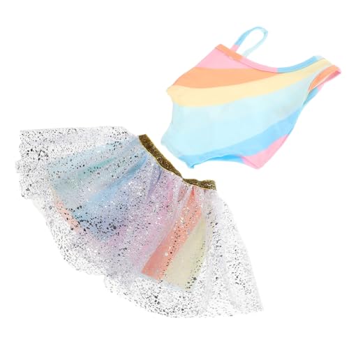 FIXOSHEE Puppenkleidung Regenbogen Tüllrock Prinzessin Ballett Tutu Kleid für Kleine Mädchen Vielseitig für Geburtstage und Party FIXOSHEE Puppenkleidung Regenbogen Tüllrock Prinzessin Ballett Tutu Kleid für Kleine Mädchen Vielseitig für Geburtstage und Party von FIXOSHEE