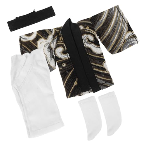 FIXOSHEE Puppenkleidung Set Japanischer Kimono Outfit Komplettset mit Jacke Unterkleidung Gürtel und Weißen Socken Wiederverwendbar Kompakte Puppenbekleidung für Sammler und Fotografie FIXOSHEE Puppenkleidung Set Japanischer Kimono Outfit Komplettset mit Jacke Unterkleidung Gürtel und Weißen Socken Wiederverwendbar Kompakte Puppenbekleidung für Sammler und Fotografie von FIXOSHEE