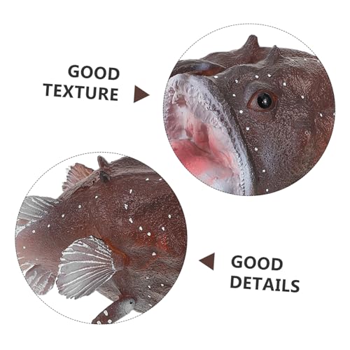 FIXOSHEE Realistische Mini Meeresfigur Anglerfisch Kunststoff Tiefseefisch für Pädagogisches Tier Modell zur Lernförderung und Klassenzimmerdekoration FIXOSHEE Realistische Mini Meeresfigur Anglerfisch Kunststoff Tiefseefisch für Pädagogisches Tier Modell zur Lernförderung und Klassenzimmerdekoration von FIXOSHEE