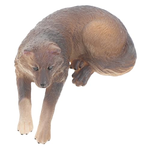 FIXOSHEE Realistisches Mini wolfmodell aus Kunststoff Liegend Dekorative Tierfigur für Wildtier Dekoration Leichtes Robustes Wolf Ornament für Zuhause und Garten FIXOSHEE Realistisches Mini wolfmodell aus Kunststoff Liegend Dekorative Tierfigur für Wildtier Dekoration Leichtes Robustes Wolf Ornament für Zuhause und Garten von FIXOSHEE