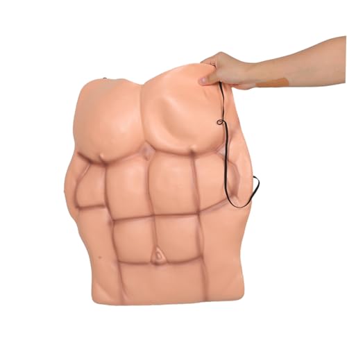 FIXOSHEE Realistisches Muskel Kostüm für Herren Leichtes Bequemes Cosplay Accessoire mit Authentischem Muskel Look für Halloween Fasching und Witzige Verkleidungen von FIXOSHEE